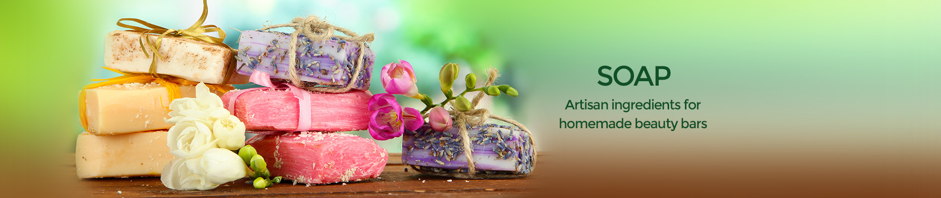 Soap - Artisan ingredients for homemade beauty bars