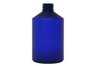 Stylus Boston Round Blue Frosted PET Bottle